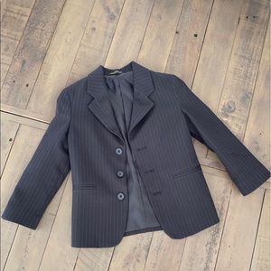 Boys Pinstripe Suit Coat